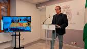José Manuel Higueras durante su intervención en rueda de prensa. / Álex Roig / Diario JAÉN.