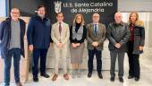 Visita al IES Santa Catalina de Alejandría. / Junta de Andalucía.