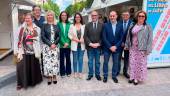 Carmen Rueda, Javier Marín, María Espejo, Marta Torres, África Colomo, José Ayala, y Francisco González, entre otras autoridades. / Álvaro Guzguti / Diario JAÉN. 
