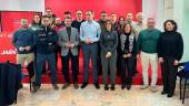 Juan Latorre, junto a alcaldes socialistas. / Álvaro Guzguti / Diario JAÉN.
