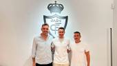 Fran Anera, Antonio Caballero y Manuel Chumilla. / Real Jaén.