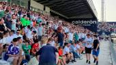 Gradas completas en La Victoria en el partido de vuelta de la segunda fase del playoff frente al Torre del Mar. / Nicolás Collado / Diario JAÉN. 
