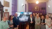 Presentación del proyecto de obra en la plaza de la Constitución, esta mañana, en el salón de plenos del Ayuntamiento. Foto: F. J. Marín.