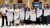 Autoridades participantes en la presentación de esta carrera solidaria, que ha tenido lugar en el Centro Cultural Baños Árabes de Jaén.