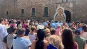 Un momento de la procesión en Villanueva del Arzobispo. / Adrián Claudio / Diario JAÉN. 