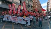 Manifestación del Primero de mayo en Jaén. / Álex Gómez / Diario JAÉN. 
