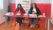Pilar Gil y Silvia de la Torre, en la rueda de prensa. / Ana Isabel Bravo / Diario JAÉN.