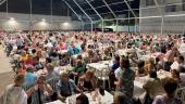 Los asistentes a la cena de convivencia en Andújar. / Álex Gómez / Diario JAÉN.