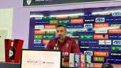 Manuel Herrero en rueda de prensa previa al partido frente al Club Deportiva Minera. / José García Armijo / Diario JAÉN.
