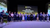 Los premiados en el Día del Cooperativismo Jiennense, con autoridades y el gerente de Cooperativas Agroalimentarias en Jaén, Antonio Guzmán.