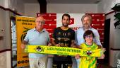 Germán Aguayo, Mareco y Jorge Juan Peláez. / Jaén FS. 