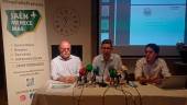 Juan José de la Torre, Juan Manuel Camacho y Luis García, en la rueda de prensa. / Fran Miranda / Diario JAÉN.