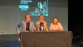 José Manuel Higueras, Quico Camacho y Ángeles Díaz de la Torre durante la presentación del encuentro. / Álvaro Guzguti / Diario JAÉN.