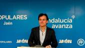 El portavos del grupo del PP en el Ayuntamiento de Jaén, Agustín González. 