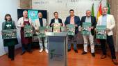 Carmina Martínez, Juan Infantes, Manuel Valderas, Javier Perales, Juan Casado, Manuel Ramos y Gerardo Cánovas, en la presentación. / Adrián Claudio Bonache / Diario JAÉN.