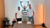 Manuel Chumilla, José Luis Rico y Fran Anera. / Real Jaén CF. 