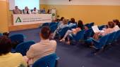 La Comisión de Violencia de Género del Área Sanitaria Norte reunida en el Hospital Universitario San Agustín. 