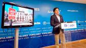 Agustín González, en la rueda de prensa. 