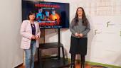 Francisca Medina y María Dolores Ruiz durante la presentación del programa de actividades. / Álex Roig / Diario JAÉN.