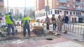 Trabajos de mejora y reparación en la calle Fuente de la Plata. / Ayuntamiento de Jaén.