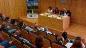 PROYECTO. Isabel Uceda, Yolanda Reche y Manuel Fernández en la presentación.