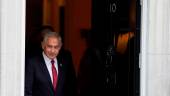 Benjamín Netanyahu, el pasado viernes, sale de la residencia del primer ministro de Reino Unido Rishi Sunak. / Stefan Rousseau / PA Wire / DPA / Europa Press.