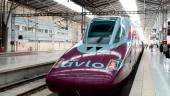 Un tren Avlo estacionado en Málaga. / Renfe vía Europa Press.