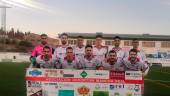 VICTORIA. Equipo titular del AD Mancha Real en un partido de una jornada anterior.