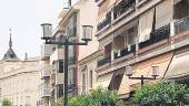 LUMINARIAS. Las farolas actuales de la Corredera de San Marcos. 