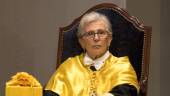 María Castellano en su acto de investidura como doctora honoris causa en la UJA. / UJA.