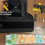 Objetos intervenidos por la Guardia Civil 