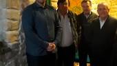 REUNIÓN. Manuel Joyanes, Enrique Puñal , Jorge González y Antonio Bueno.