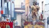 El Sagrado Corazón de Jesú durante un acto procesional. Archivo. 