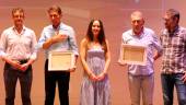 Reconocimiento al profesorado durante la gala.