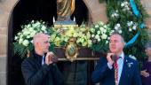 ALEGRÍA. Salida de la procesión de la Inmaculada Concepción, patrona de Guarromán.