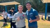 Juan Cortés y Renato, exjugador del Sevilla FC.
