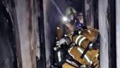 Incendio en una vivienda en la Vila-Joiosa. / Consorcio Bomberos Alicante. 