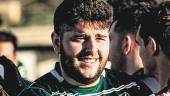 ACUERDO. José Ernesto Arias y Ulises Raya, en partidos con el Jaén Rugby disputados esta temporada en la División de Honor B.