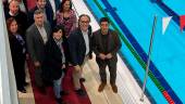 Inauguración de la piscina cubierta en Torredelcampo. / Diputación de Jaén.