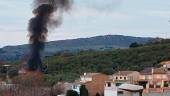 Humo del incendio en Alcalá la Real esta tarde / Diario JAÉN.