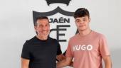 Manuel Chumilla y Sergio Ramos, después de alcanzar el acuerdo. / Real Jaén.