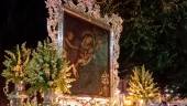 Imagen de la Virgen de Belén en procesión. 
