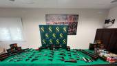 Armas, munición y material incautado en la operación ‘Joe’. / Guardia Civil de Jaén.