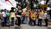 EN LA CALLE. Protestas contra el Gobierno de Nicolás Maduro. 