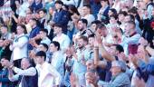 Jóvenes, durante un festejo celebrado en el coso de La Alameda de Jaén.