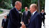 Recep Tayyip Erdogan y Vladimir Putin.