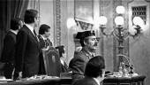 El teniente coronel de la Guardia Civil, Antonio Tejero, accede al Congreso de los Diputados durante la segunda votación de investidura de Leopoldo Calvo Sotelo como presidente del Gobierno. Archivo. / Europa Press.