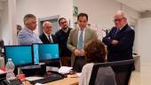 Visita del consejero de justicia, José Antonio Nieto, a los juzgados de Martos.