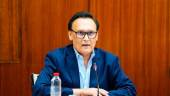 El consejero José Carlos Gómez Villamandos, en la comisión parlamentaria del 15 de julio de 2025.