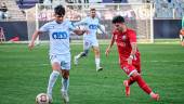 Jugada del Real Jaén frente al Motril. / Real Jaén.